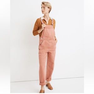 Relaxed Overalls: Garment-Dyed Edition | XXS | Pink